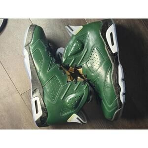 Green High-Top Basketball Sneakers - Men
